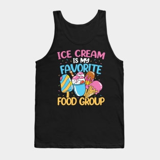 Ice Cream is My Favorite Food Group Tank Top